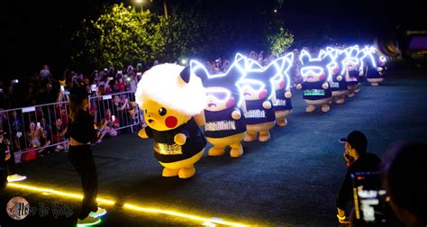 First Pikachu Night Parade Outside Japan Lights Up Sentosa Here Be Geeks