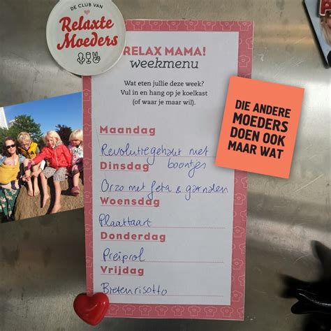 Ze trouwen en dankzij zijn lucratieve handeltjes komen bambi en hun drie dochters niets tekort. Relax Mama weekmenu voor drukke tijden - Club van relaxte ...