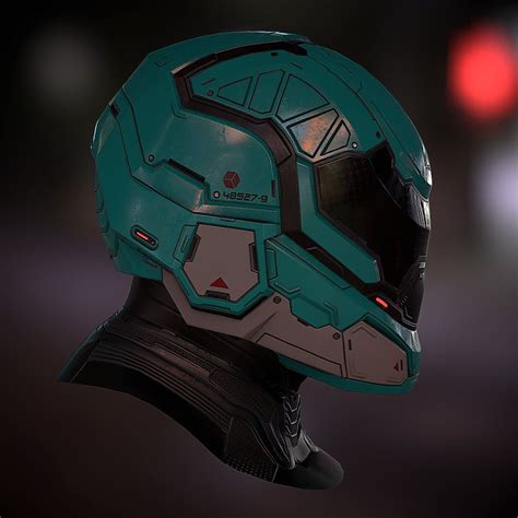 Artstation Futuristic Soldier Helmet