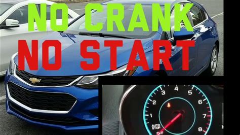Thought maybe its the battery. 2016 CHEVY CRUZE...Won't Crank...No Start...One click ...
