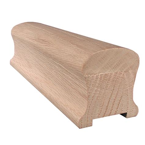 But with a multitude of profiled options you don't have to settle for a purely utilitarian choice. Stair Parts 9100 1 ft. Unfinished Red Oak Stair Hand Rail ...