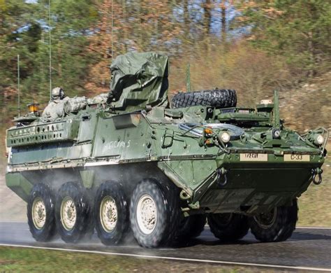 M1126 Stryker Apc Us Army Armoured Personnel Carrier Military Life