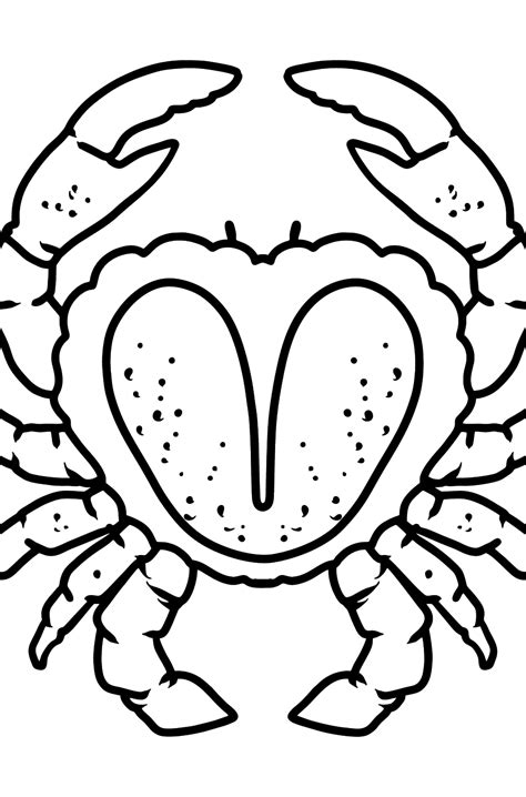 √ Crab Coloring Pages  Crab Coloring Pages Printable Pdf Free Coloring