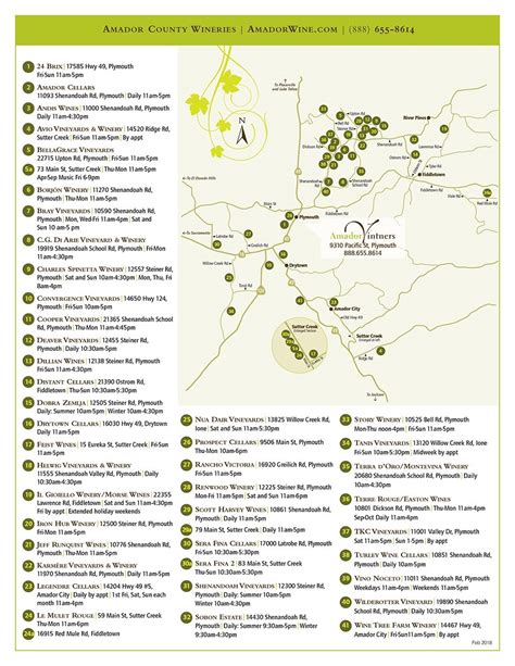 Went to other wineries and their ice wines and those in the lcbo are at least half the price. Location & Winery Map - Amador Vintners Association