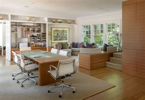 Overlook Residence Contemporary Home Office Seattle By Conard