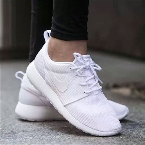 White Nike Shoes Womens Nike Free Rn Flyknit 2018 Triple White Men
