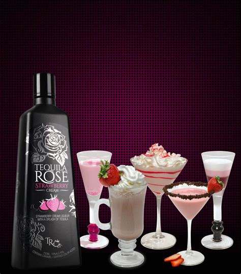 Tequila Rose Strawberry Cream Liqueur With A Splash Of Tequila
