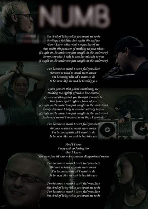 Linkin Park Numb Lyrics