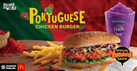 The menu is changing in. McDonald's Malaysia To Introduce Portuguese Chicken Burger
