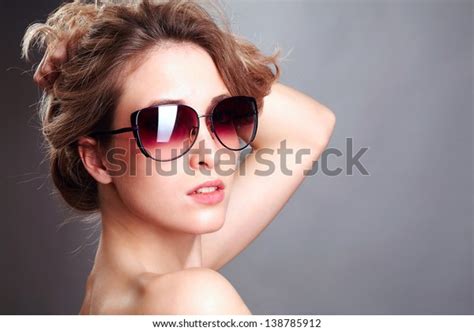 Naked Sexy Beautiful Woman Sunglasses Stock Photo Shutterstock