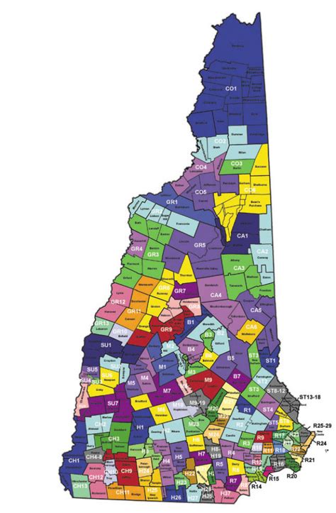 Nh State Congressional Districts Map Printable Map