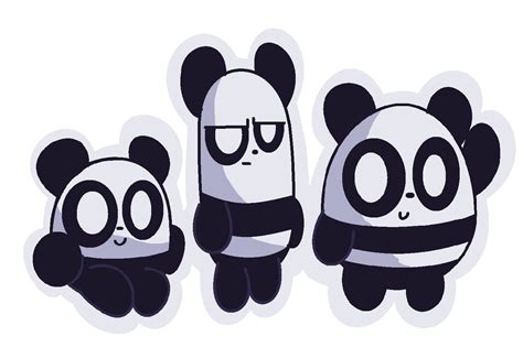 3 Pandas By Walleplushyt On Deviantart