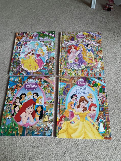 Set Of 4 Disney Princess Look And Find Books In Southend On Sea For £5