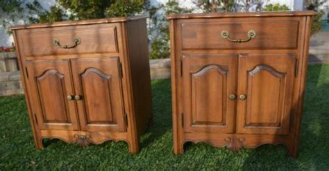 A broad range of styles; PAIR-Ethan-Allen-Country-French-Nightstand-side-table-26 ...