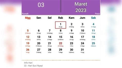 Kalender Jawa Besok Jumat 3 Maret 2023 Weton Jumat Pon Melambangkan