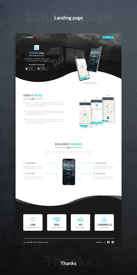 Check spelling or type a new query. cargo app--UI/UX--user&driver&landing page on Behance