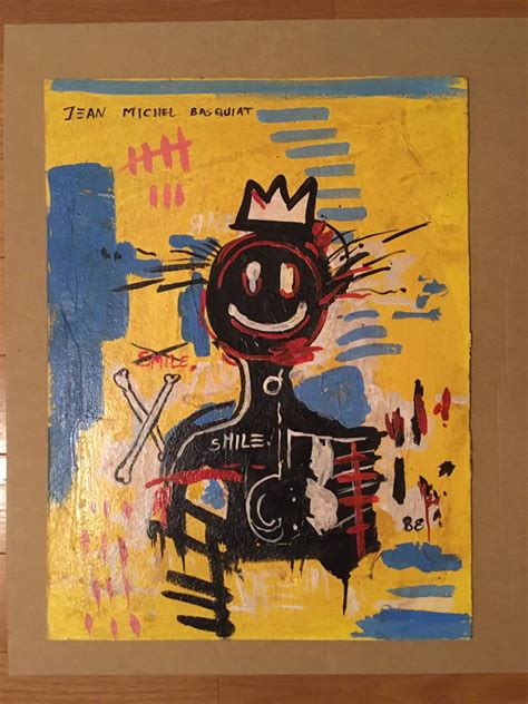 特別出品！ ジャン＝ミシェル・バスキア Basquiat 直筆肉筆油彩画 Samo サイン Banksy キース ウォーホル Kaws