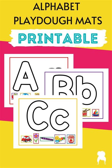 Alphabet Playdough Mats Free Printable
