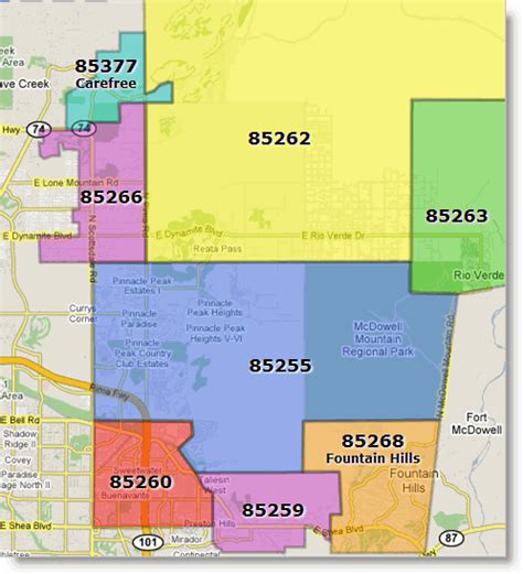 28 Scottsdale Zip Code Map Maps Online For You