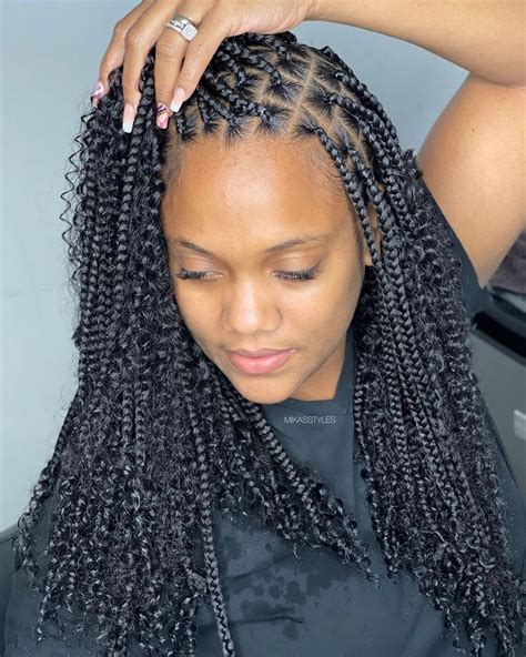 Top 50 Knotless Braids Hairstyles For Your Next Stunning Look Braids With Curls Braided