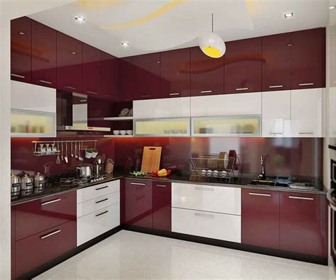 The really beautiful design incorporates advanced functionality in a simple, random format. Modular Kitchen - Magnon India | Best Interior Designer in ...