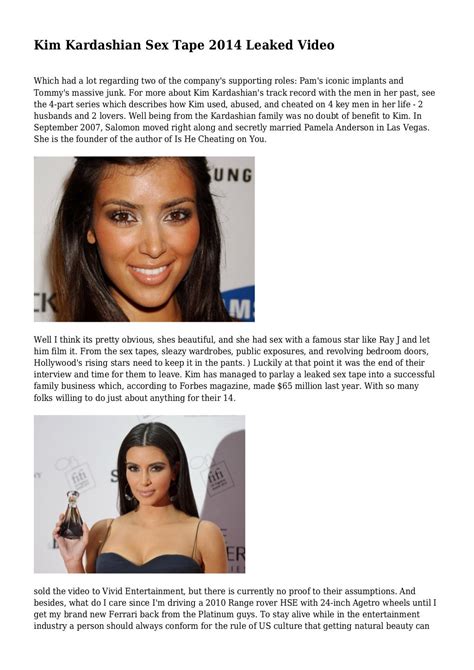 Kim Kardashian Sex Tape 2014 Leaked Video