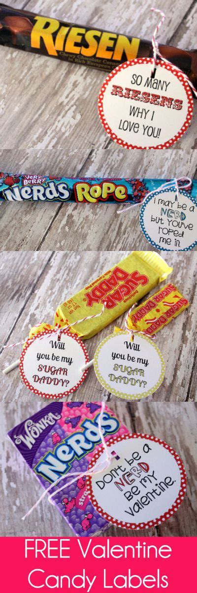 Free, printable chocolate bar wrappers can be personalized for holidays and special occasions. Free Valentines Candy Bar Wrappers | Candy labels ...
