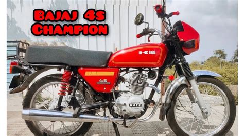 Bajaj 4s Champion Full Review 1998 Model Modified Youtube