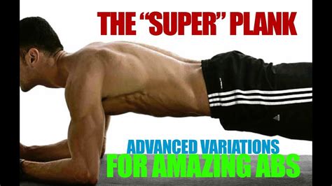 Advanced Plank Variations For Shredded Abs And A Powerful Core Youtube