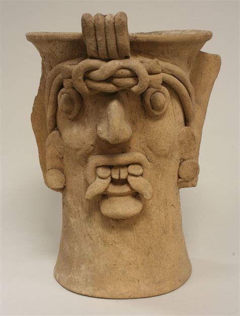 ceramic head vessel toltec the metropolitan museum of art