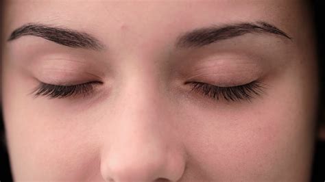 Close Up Of Woman S Eyes Opening Blinking Stock Footage Sbv