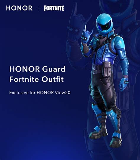 Exclusive Fortnite Honor Guard Skin Available For Uk Honor View 20