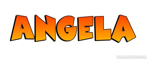 Angela Logo Free Name Design Tool From Flaming Text