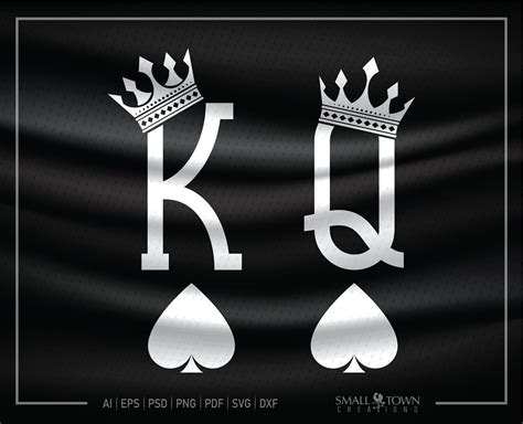 King Of Spades Queen Of Spades Spades King Crown Queen Etsy In 2021