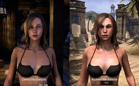Character Appearance Difference Elder Scrolls Online