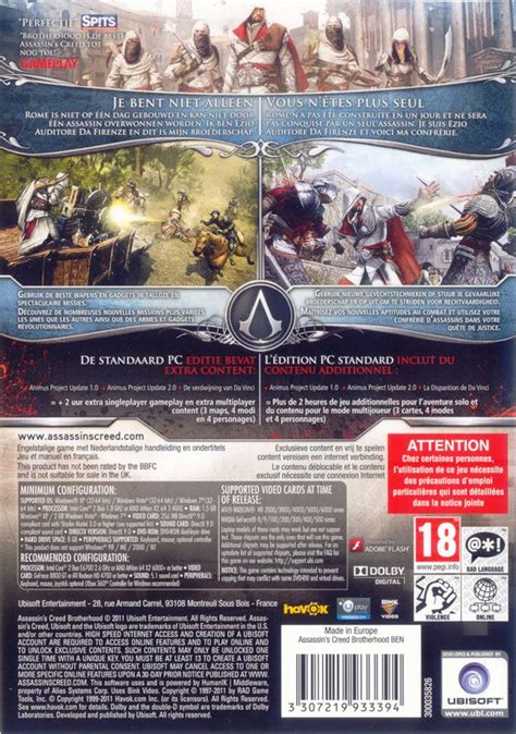 Assassin S Creed Brotherhood Cover Or Packaging Material MobyGames