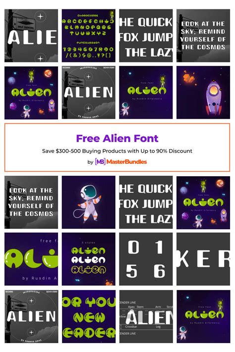 6 Free Alien Fonts 2023 Masterbundles