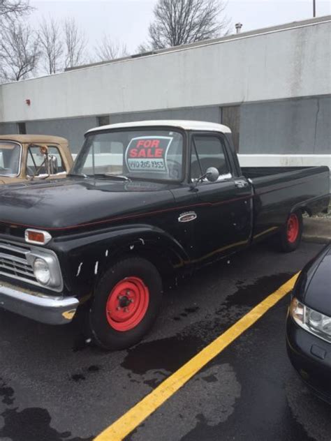 1965 Ford F100 Black For Sale Ford F 100 1965 For Sale In Mentor