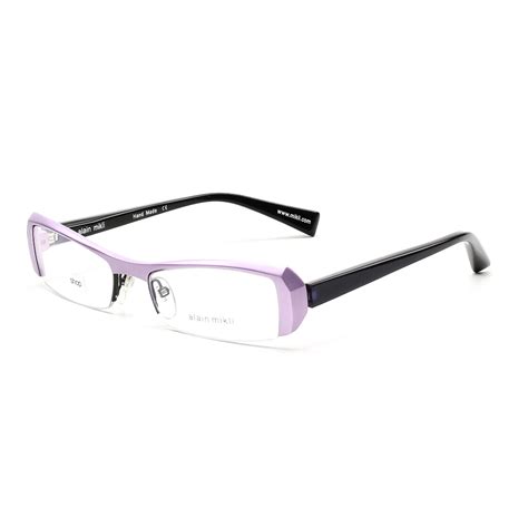 alain mikli al0613 eyeglasses lavender purple frame rx clear prescription lenses ebay