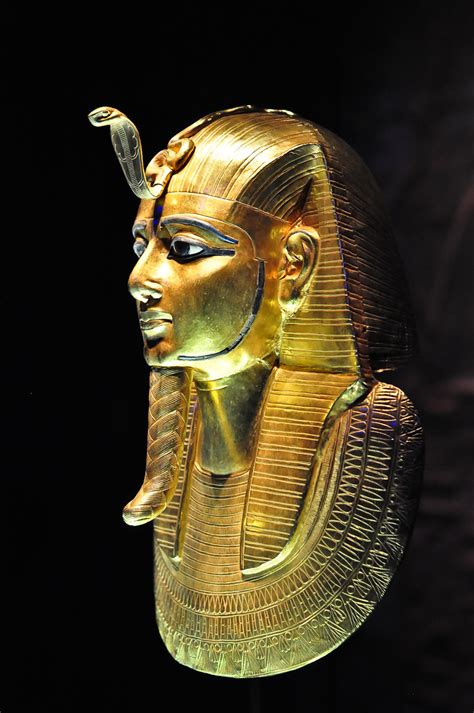 Gold Burial Mask Of Pharaoh Psusennes I A Photo On Flickriver
