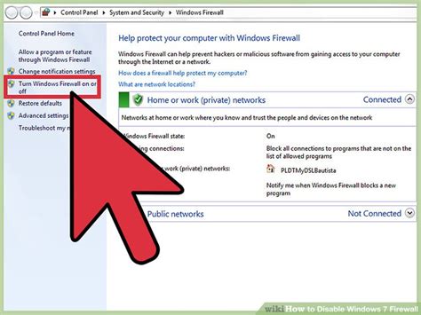 How To Disable Windows 7 Firewall 7 Steps With Pictures