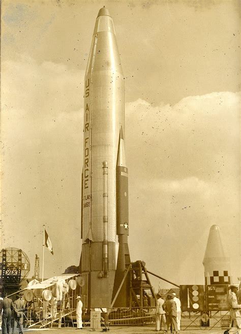 Lot Vintage Photograph American Atlas Rocket 1959