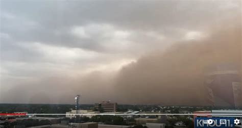 See Crazy Video Of The Dust Storm That Hit Midland