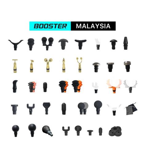 40 Type Massage Heads To Choose For Your Massage Gun Gold Silver