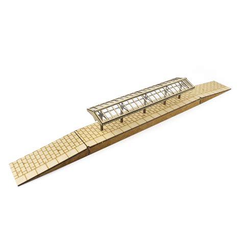 Wws Model Railway Station Platforms And Canopies Oo Gauge 176 Mdf