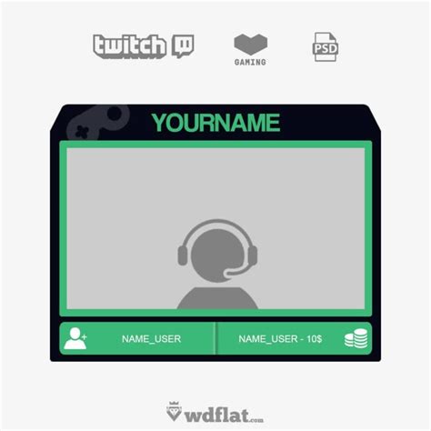 Cyanface Cam Preview Twitch Facecam Twitch And Youtube Templates