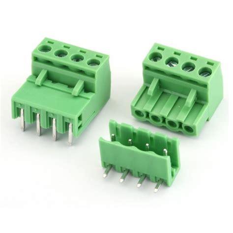 4pin Pluggable Screw Terminal Block Connector Right Angle 508mm