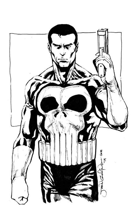 Punisher Super Coloring Pages Sketches Coloring Pages