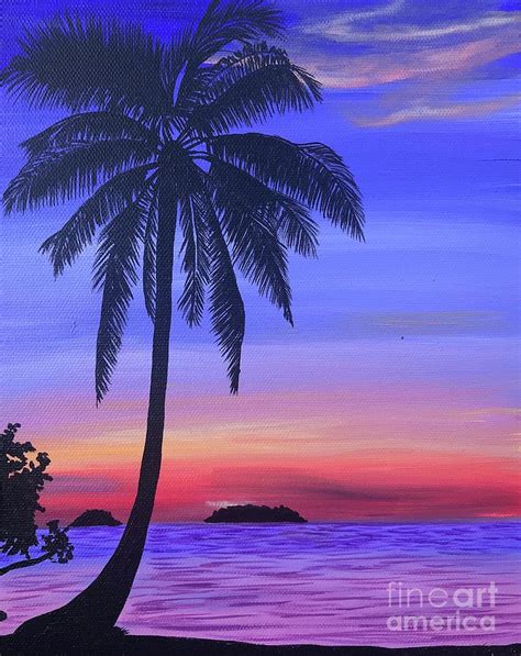 Tropical Landscape Painting By Kilaarts By Kimberly