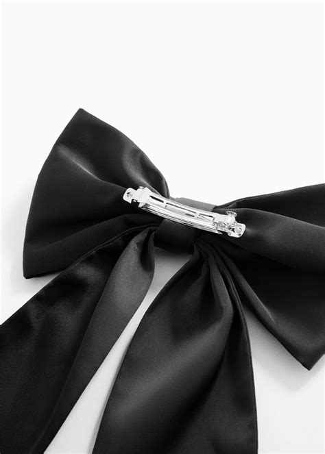 Hair Clip With Maxi Bow Women Mango Usa